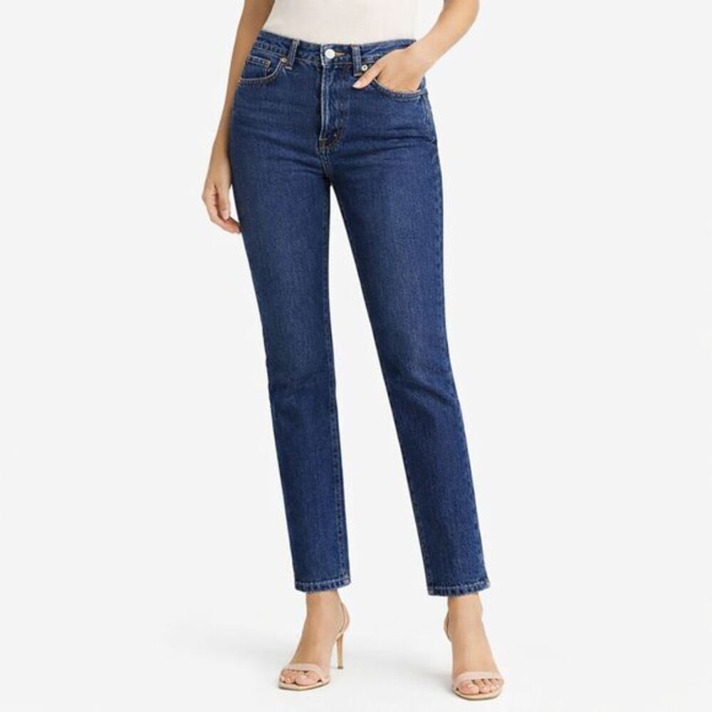 Re/Done 90s High‎ Rise Ankle Crop Comfort Low Stretch Denim Jeans Women’s 27